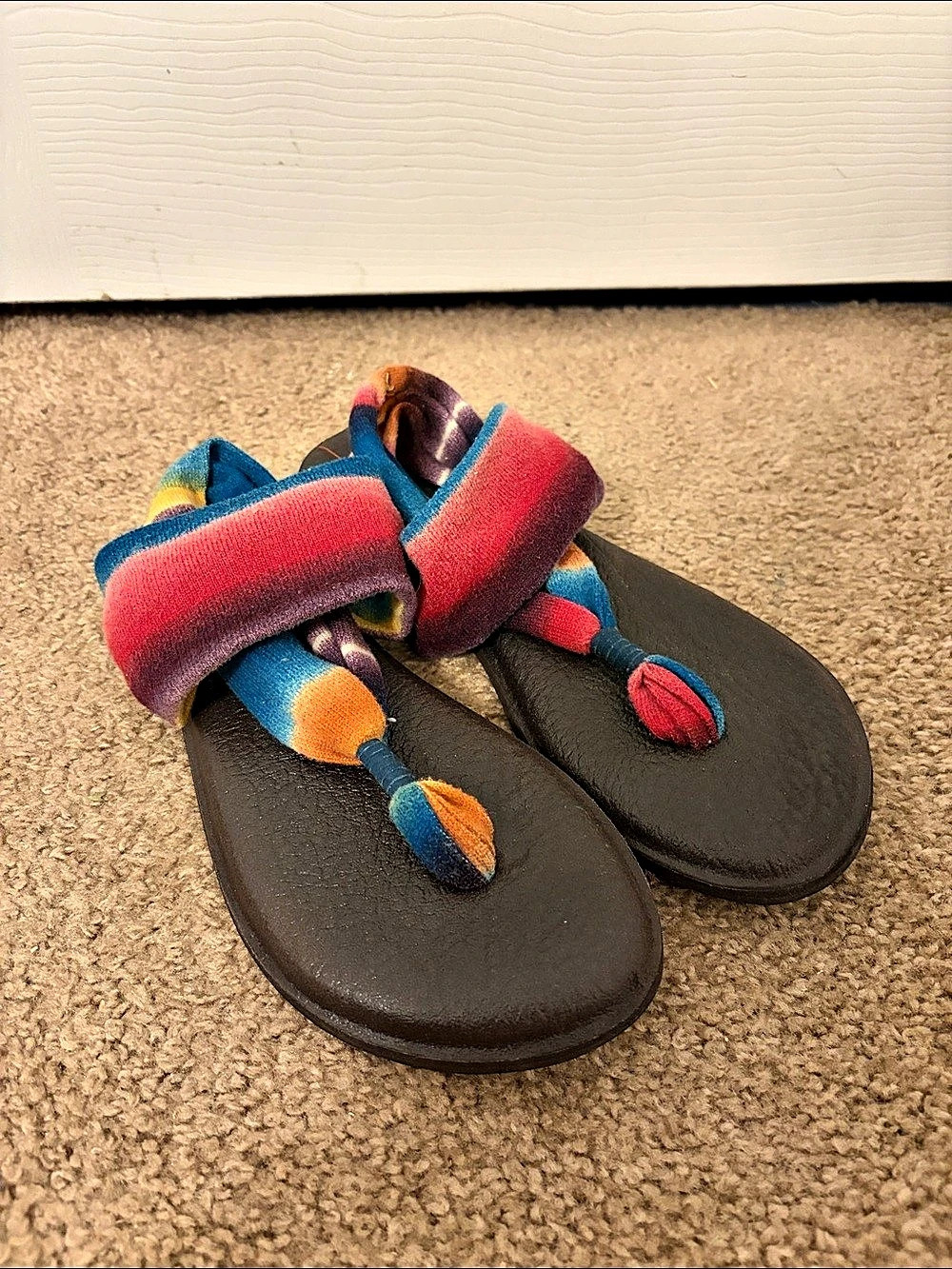 Sanuk Yoga Sling 2 Prints Color Block Sandals